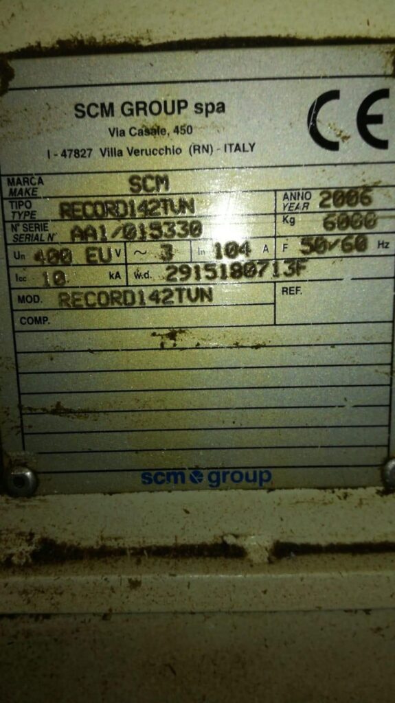 Apstrādes centrs SCM Reccord 142TUN - Image 2