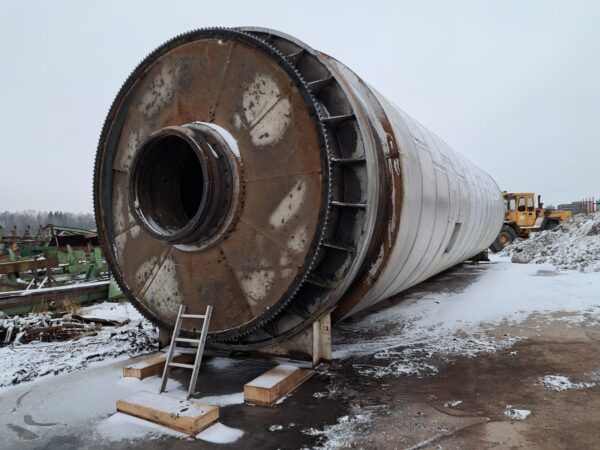 Chip drying barrel