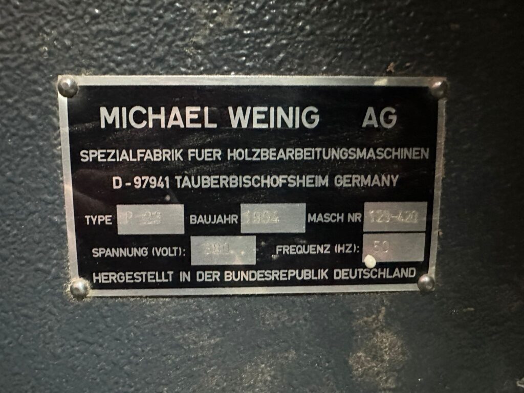 Moulder WEINIG PROFIMAT P23 - Image 6