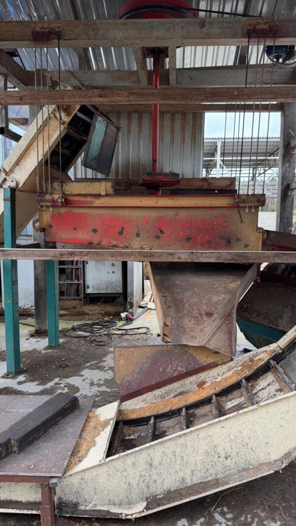 Wood chip screen